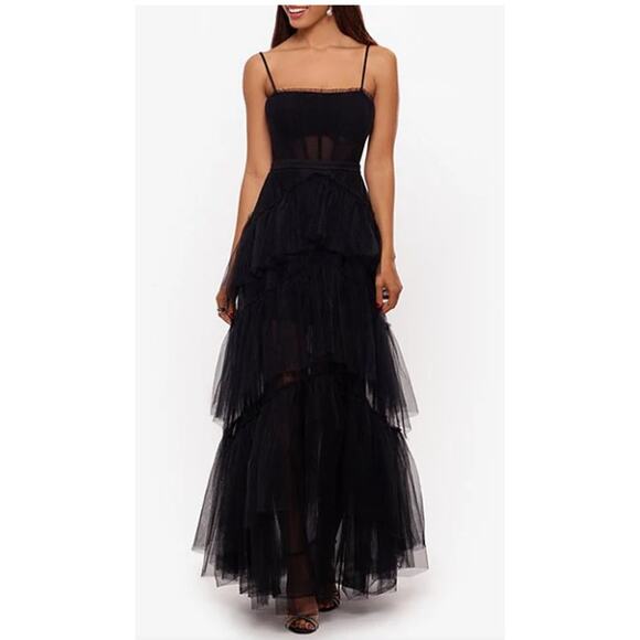 Betsy & Adam Black Mini Dress - Picture 6 of 13